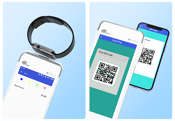 Appareil-cb bancaire Frenchpay A920Pro paiement QR-code